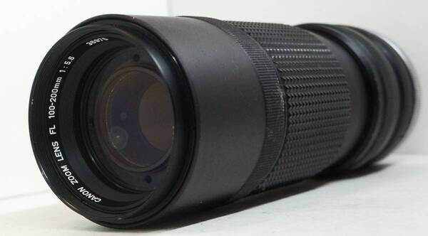 ~実写確認済~ ☆実用品・人気の望遠レンズ☆ キャノンFL/FDマウント用 CANON LENS FL 100-200mm F5.6 (I0052)