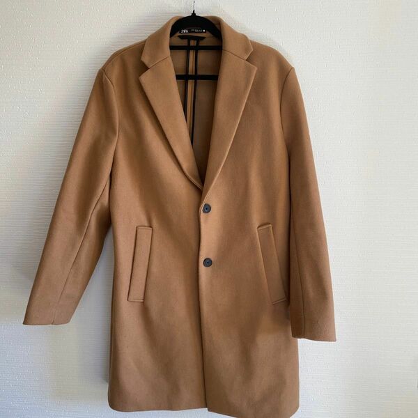 ZARA ロングコート　ブラウン　mサイズ　4way coat