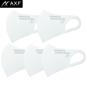 【新品未使用】AXF アクセフ 2260893 洗えるマスク Eco Cool Mask IFMC.(イフミック)加工済み / ホワイト 5枚セット