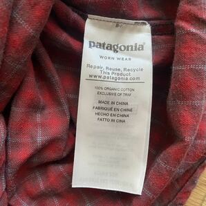 ★Patagonia パタゴニア ORGANIC COTTON オーガニックコットン 長袖シャツ S★チェックシャツの画像9