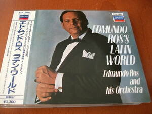 【ムード CD】エドムンド・ロス / ラテン・ワールド Edmundo Ross / Latin World 全12曲 (Decca 1983)