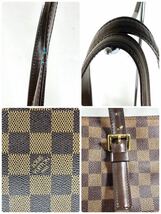 ☆1円スタート☆LOUIS VUITTON ダミエ チェルシー N51119 シリアルTH0015 トートバッグ ショルダー ルイヴィトン ブラウン RK_画像6