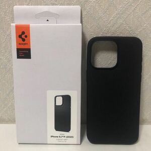 601i2420 Spigen iPhone 15 Pro Max ケース マット ソフト 米軍MIL規格 耐衝撃 ワイヤレス充電 リキッド・エアー (マット・ブラック)