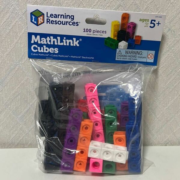 601i1702 ラーニングリソーシズ (Learning Resources) 算数おもちゃ MathLinkシリーズ キューブ ブロック 100個入り