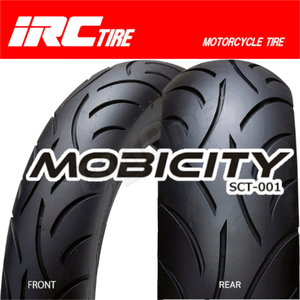 IRC MOBICITY SCT-001 NSR50 NSR80 TDR50 TDR80 TZM50R 前後兼用 100/90-12 59J TL 100-90-12 モビシティー フロント リア リヤ タイヤ
