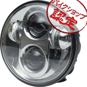 BigOne LED 5.75インチ VRSCB VRSCD VRSCDX V-ROD FXSTS FLSTS FXCW FXCW FXST FXS FXSB ソフテイル ハーレー ヘッド ライト ランプ メッキ