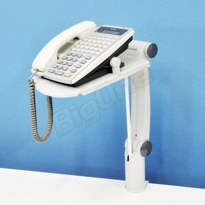 BigOne telephone arm telephone stand telephone stand arm HIGH type rotation with function GREY grey gray DESK CLAMP FLEX PHONE ARM