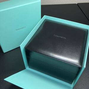 【良品】ティファニー TIFFANY & Co. 箱 空箱 ケース ボックス 純正 腕時計 時計ケース アクセサリーケース レディース メンズ 【R6_035】