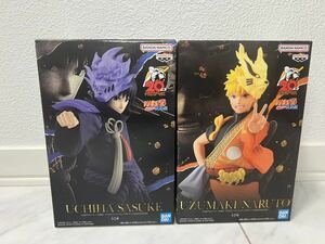 【新品未開封品】2個セット　NARUTO 疾風伝 20th ANNIVERSARY UZUMAKI NARUTO UCHIHA SASUKE　うちはサスケ　うずまきナルト　20周年記念