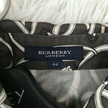 【美品】BURBERRY LODON バーバリーロンドン 三陽商会 ロング丈 ワンピース ベルト柄 絹 ワンピース シルク100% ブラウン 44 2XLサイズ_画像4