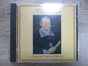 BT　A1　送料無料♪【　SCHUTZ　-CANTIONES SACRAE,1625-CURRENDE　】中古CD　