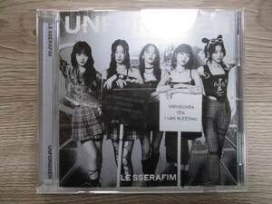 BT　A1　送料無料♪【　LE SSERAFIM　UNFORGIVEN　】中古CD　