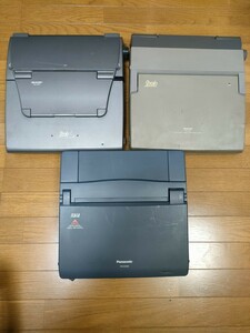 1円〜 ワープロ 3点おまとめ Panasonic パナソニック FW-U1C100 SHARP シャープ WD-A770 書院 WD-A341 ワードプロセッサー ジャンク