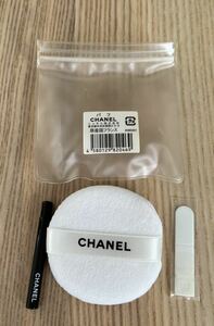 新品未使用CHANEL シャネル コスメ パフ &アイシャドウチップ&ミニスパチュラ