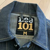 ユーロ【Lee】リー 101J デニムジャケット ユーロ企画 ポーランド製 M 復刻 ノンウォッシュ_画像3