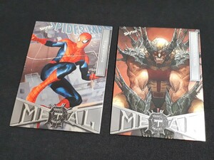 希少 Marvel SKY BOX カード 100 WOLVERINE ウルヴァリン 76 SPIDER-MAN スパイダーマン 2枚まとめセット