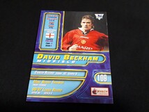 希少 1997-98 Merlin Premier Gold Manchester United デビッド・ベッカム David Beckham #109 サッカー カード_画像5