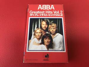 ◆アバ　ABBA/グレイテスト・ヒッツVOL.2/歌詞カード付/カセットテープ/DCP-4004　＃L19YY1