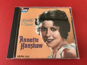 ◆ANNETTE HANSHAW(アネット・ハンショウ)/LOVABLE AND SWEET/輸入盤CD/AJA5220　 #L25YY1