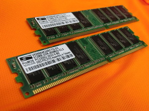 ProMOS 512MB DDR-400MHz 2枚セット