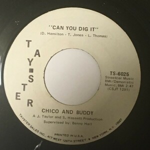 Chico And Buddy - Can You Dig It ■ funk 45 D Hamilton 試聴