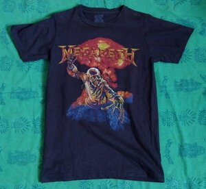 メガデス MEGADETH Tシャツ 黒 表記Sサイズ 薄手