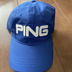 PING ゴルフキャップ（青・ブルー）未使用　タグ付き