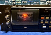 【超希少】TEAC ３ヘッド倍速録音再生機　C-3X　動作絶好調　日本語取説およびメンテナンス必需のService Manual付属 Special1_画像3