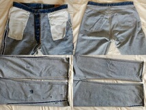 501 W38 L34 ボタン裏6 シングルステッチ 赤耳 Levi's MADE IN USA アメリカ製 米国製 リーバイス スモールe　　 　_画像9