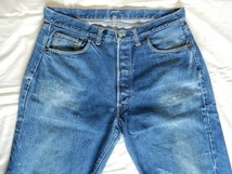 501 W38 L34 ボタン裏6 シングルステッチ 赤耳 Levi's MADE IN USA アメリカ製 米国製 リーバイス スモールe　　 　_画像3