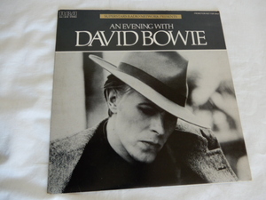 デビッド・ボウイ AN EVENING DAVID BOWIE インタビュー＆4曲 DJL1-3016 LP USA盤 レコード