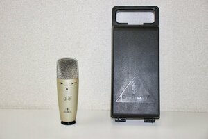 【1円スタート】H3377　BEHRINGER ( ベリンガー ) / C-3 Studio Condenser Microphone　コンデンサーマイク