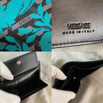 新品 本物正規品 VERSACE メンズ レザー 二つ折り 財布 バロッコ ラグレカ 限定_画像5