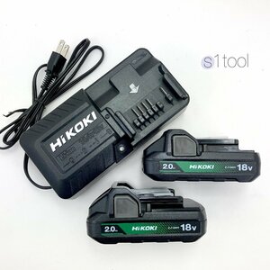  new goods HiKOKI UC18YKSL charger 1 piece + BSL1820M original battery 2 piece 18V( high ko-ki Hitachi battery 2.0Ah unused charge machine . battery rechargeable battery 