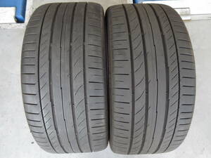 255/35R19 96Y 2019年製 センター溝4～5ｍｍ前後 コンチネンタル コンチスポーツコンタクト5 SSR MOE 中古ランフラットタイヤ2本