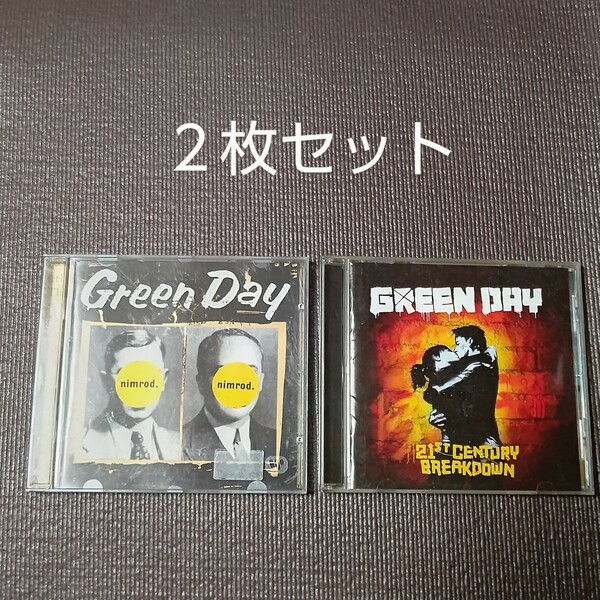 GREEN DAY　CD　２枚セット　グリーンデイ　送料無料　即決　迅速発送