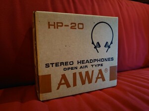 【AIWA】HP-20 Vintage HEADPHONE アイワ レトロ ヘッドホン ヘッドフォン　　