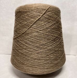 （87）国産カシミヤ100%紡毛糸2/30 モカブラウン