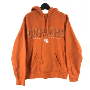 【中古】Supreme 20SS Gems Hooded Sweatshirt サイズS オレンジ シュプリーム フーディ[240017602395]