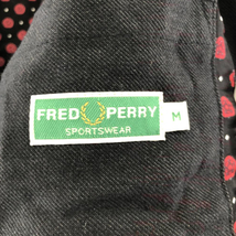 【中古】FRED PERRY ローズプリントハリントンジャケット サイズM ブラック J3289 フレットペリー[240017603790]_画像7