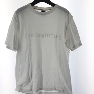 【中古】NUMBER (N)INE 09AW The Beginning Last Say Good Bye Tee サイズ3 ホワイト ナンバーナイン[240017603298]