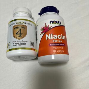 Niacin 500mgNutritional Health IMMUNE4 immune System Support 