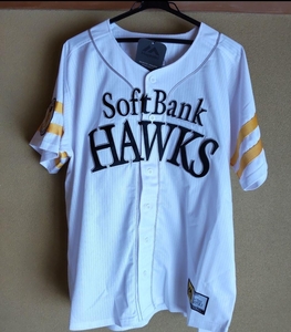 未使用 Majestic マジェスティック 福岡 SoftBank HAWKS ソフトバンクホークス 2020 V4 チャンピオン 記念ユニフォーム