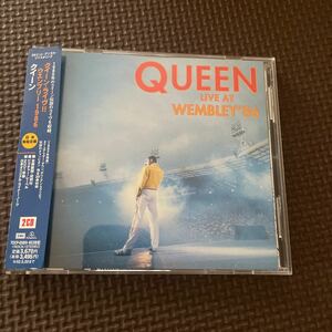 ※送料無料・邦盤・24bitリマスター　2CD・帯.解説書付※クイーン QUEEN/ライヴ!!ウエンブリー1986　TOCP-65859・60 