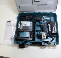 マキタ makita 充電式ドライバドリル DF487D バッテリー1個 急速充電器_画像1