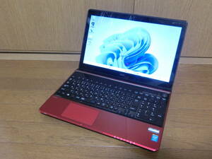 【タッチパネル液晶】NEC LaVie LS550/N (Windows11/15.6インチ/Core i5-4200M/8GB/SSD128GB+HDD750GB/Wi-Fi/Blu-ray/カメラ/Bluetooth）