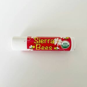 Sierra Bees・シエラビーズ・ORGANIC pomegranate LIP BALM・リップクリーム・オーガニックリップバーム・ザクロの香り