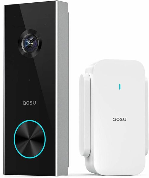 【AOSU 2K ワイヤレス カメラ付き インターホン 外出先からも通話可能 】ドアホン ビデオドアベル カメラ付き