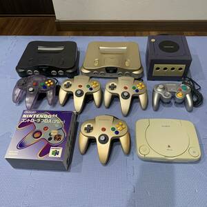 Nintendo ニンテンドー 64 ゲームキューブ PS one コントローラー まとめて NUS-005 DOL-003 NUS-001 SCPH-100 DOL-001 