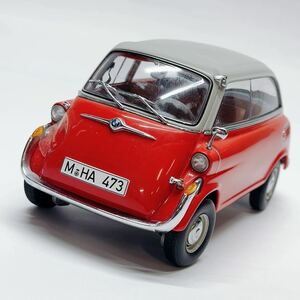 【K1】1/18 AUTOart 70641 BMW 600 (DUAL TONE: TOP PART - CORTINAGREY/LOWER PART - JAPANRED)